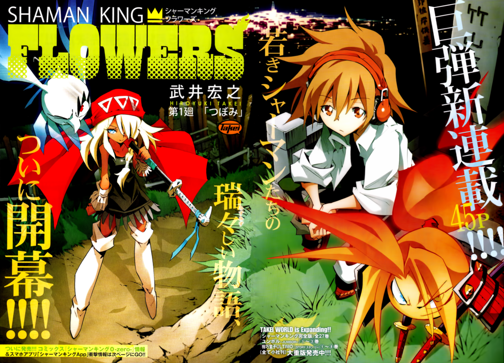 Dossier Shaman King Flowers - TAKEI Hiroyuki - Présentation