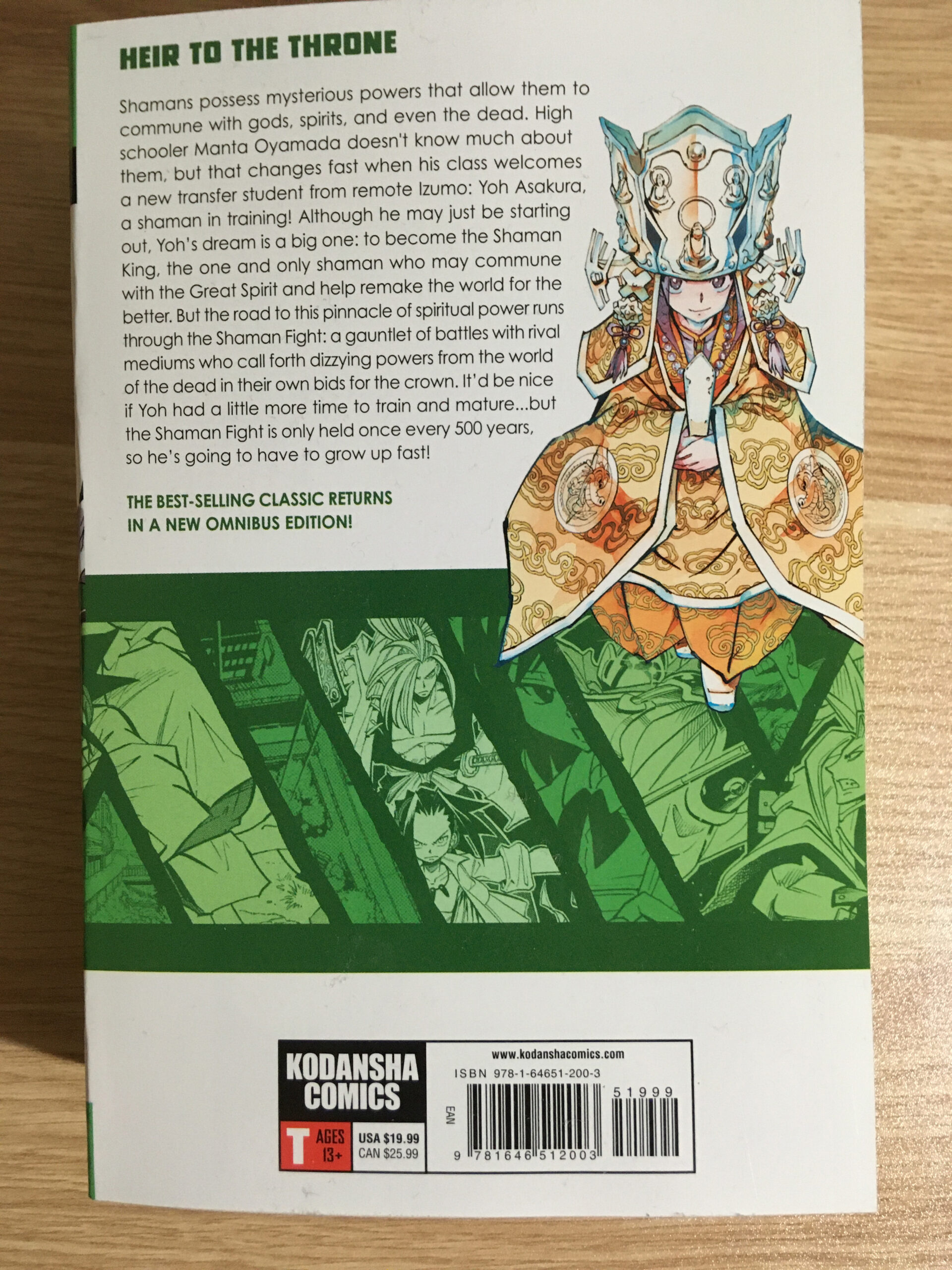 English Shaman King Omnibus #1 Overview - Patch Café